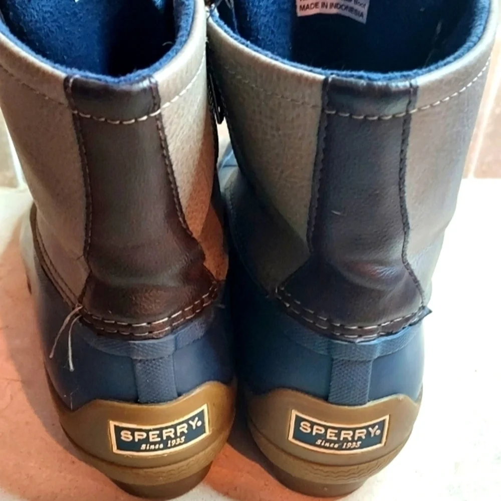 𝅺SPERRY women's waterproof rubber duck boots size 10M